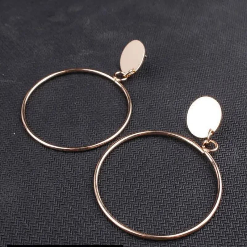 Trendy Dot circle Earrings