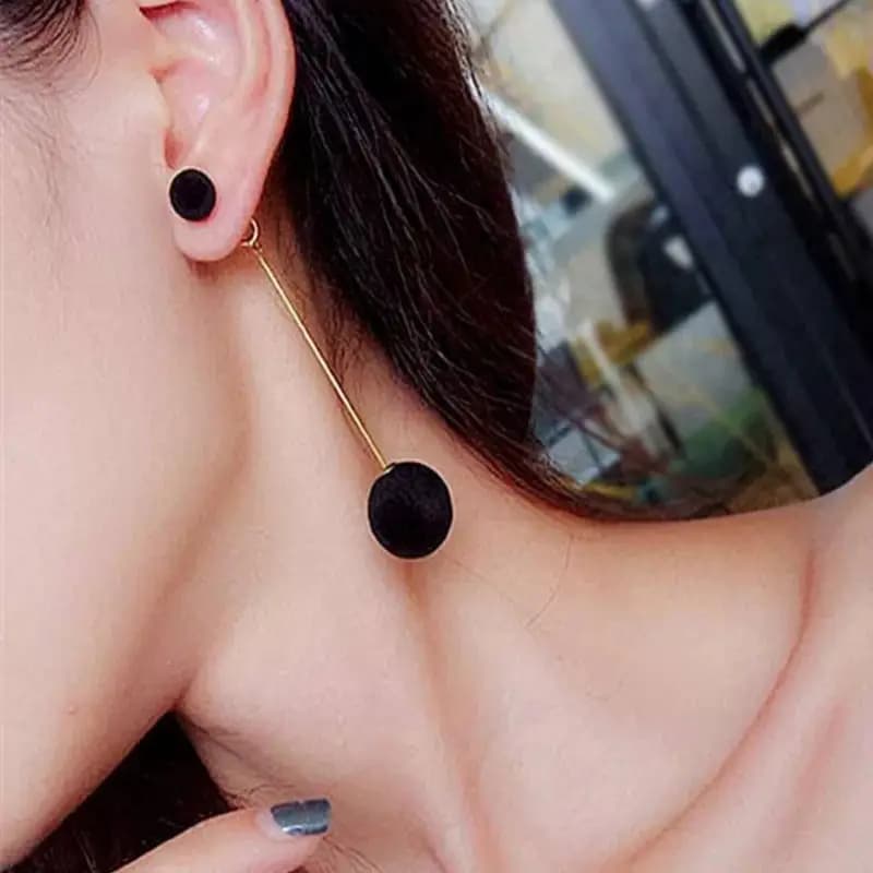 Dangle Black Earrings